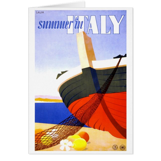 Summer in Italy Vintage Travel (Front)