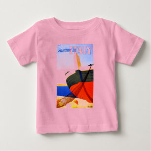 Summer in Italy Vintage Travel Baby T-Shirt