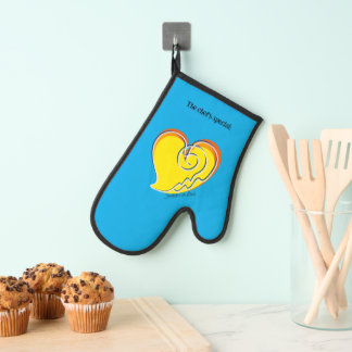 Summer in Love -The chef's special - Personalised  Oven Mitt