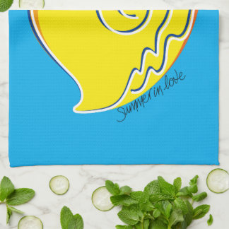 Summer in Love -The chef's special - Personalised  Tea Towel