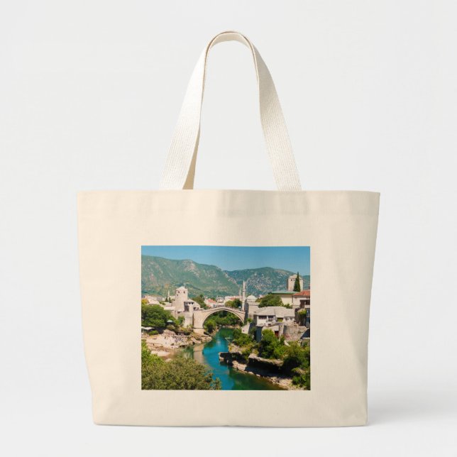 Summer in Mostar Large Tote Bag (Front)