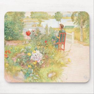 Summer In Sundborn By Carl Larsson Mouse Mat