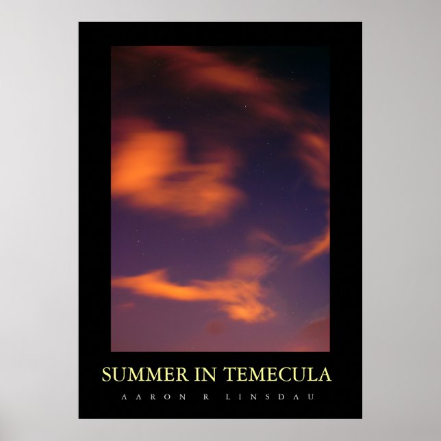 SUMMER IN TEMECULA POSTER (Front)