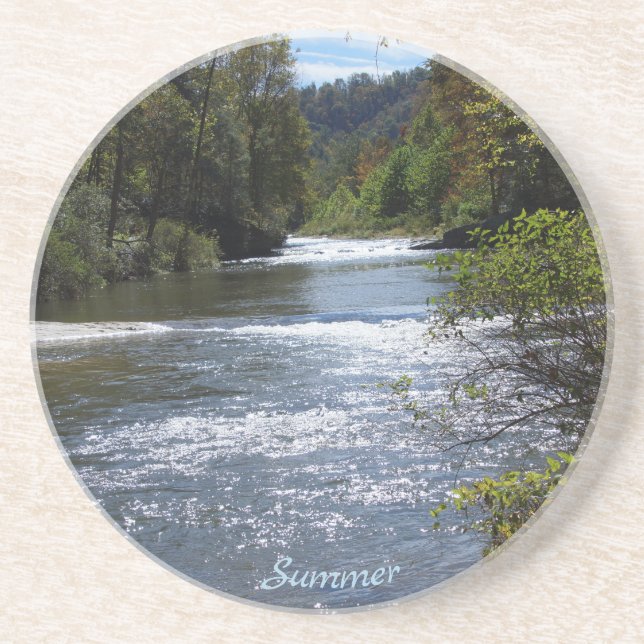 Summer in the Blue Ridge Mountains Coaster (Front)