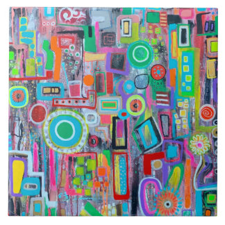 Summer in the City 6 x 6 Ceramic Tile