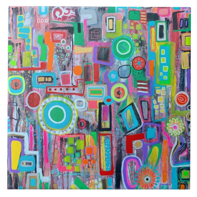 Summer in the City 6 x 6 Ceramic Tile (Front)