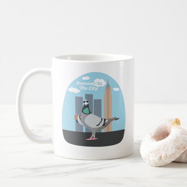 Summer In The City Coffee Mug (With Donut)