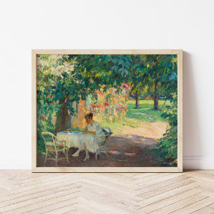 Summer in the Garden Edward Cucuel Poster