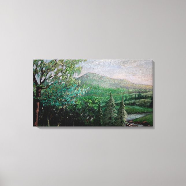 Summer In The Mountains Canvas Print (Front)