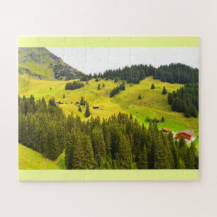 Summer in the Swiss alps Jigsaw Puzzle
