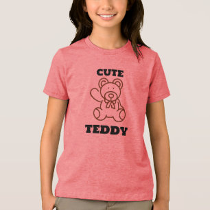 Summer Infants Cute Bear Teddy Tri-Blend Shirt