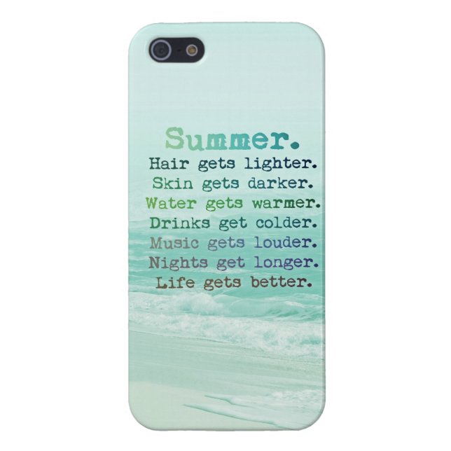 SUMMER iPhone Case (Back)