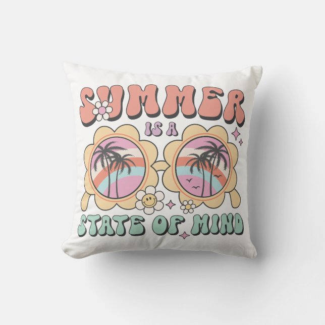 Summer Is A State Of Mind Cushion (Front)