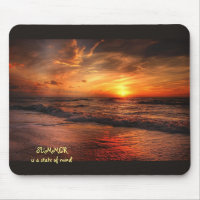 SUMMER is a state of mind Mousepad