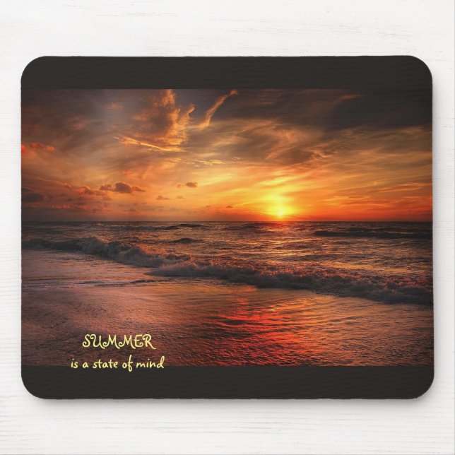 SUMMER is a state of mind Mousepad (Front)