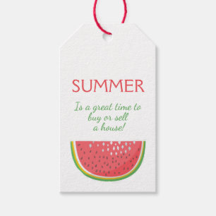 Summer is a Sweet Time to Sell A House Gift Tags