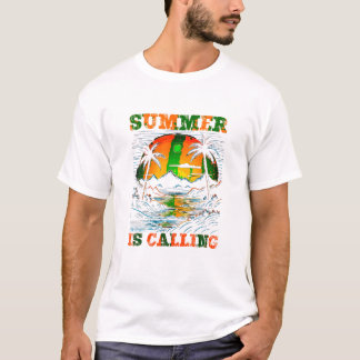 Summer Is Calling Sunset Island T-Shirt