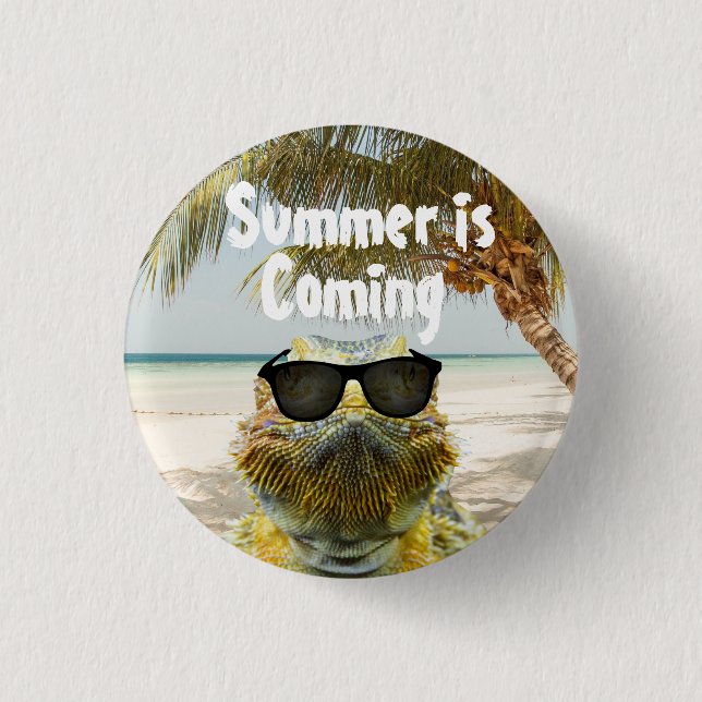 Summer is Coming 3 Cm Round Badge (Front)