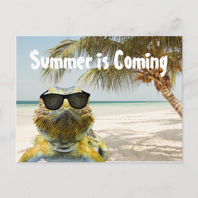 Summer is Coming Postcard (Front)