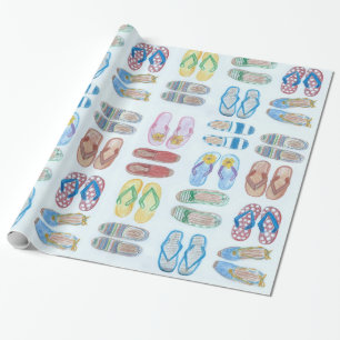 Summer is for Sandals Wrapping Paper