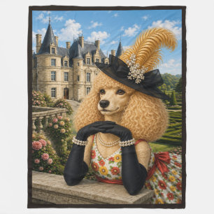 Summer Is In The Air, Poodle Fleece Blanket