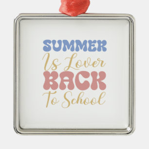 Summer Is Lover Back To School Teacher Metal Tree Decoration