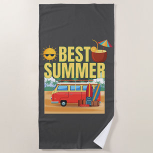 Summer Is My Best Season  Beach Towel