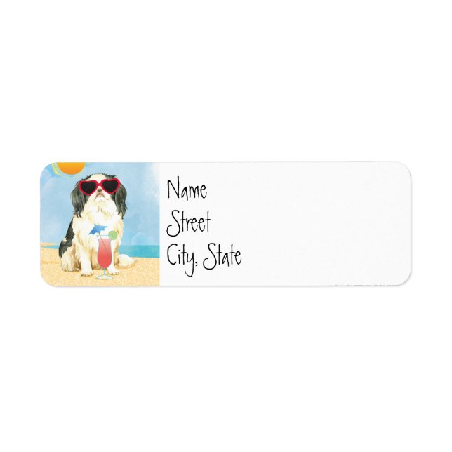 Summer Japanese Chin Label (Front)