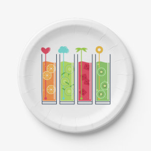 Summer Juices paper plates
