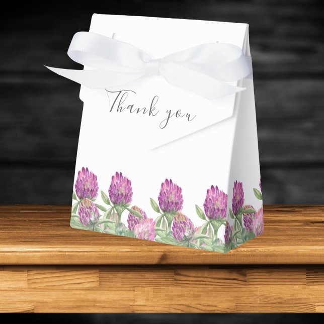 Summer Jungle Watercolour Floral Wedding Favour Box (Summer Jungle Watercolour Floral Wedding Supplies)