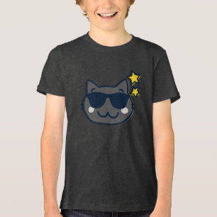Summer Kawaii Cute Cat Tri-Blend Shirt