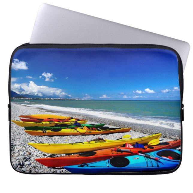 Summer Kayaking Laptop Sleeve (Front)