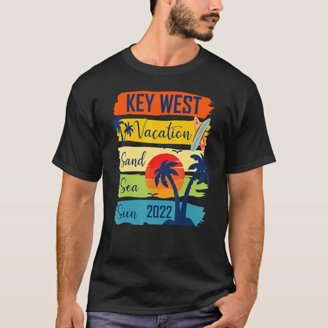 Summer Key West Florida Beach Vacation 2022 Matchi T-Shirt (Front)