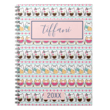 Summer Kitty Cats Spiral Photo Notebook