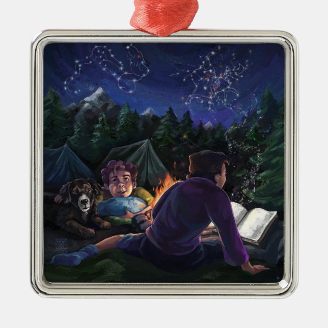 Summer Knights Metal Tree Decoration (Front)