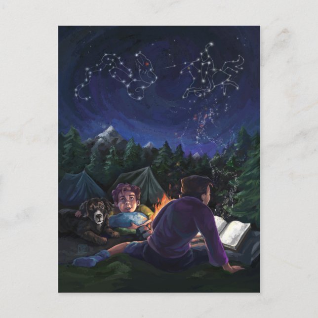 Summer Knights Postcard (Front)