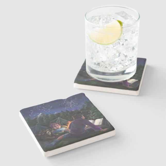 Summer Knights Stone Coaster (Side)