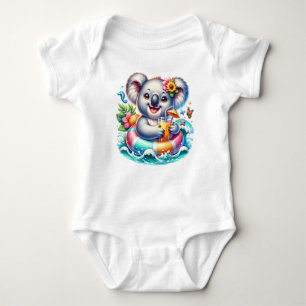 Summer Koala Sublimation Clipart-97702 Baby Bodysuit