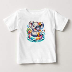 Summer Koala Sublimation Clipart-97702 Baby T-Shirt