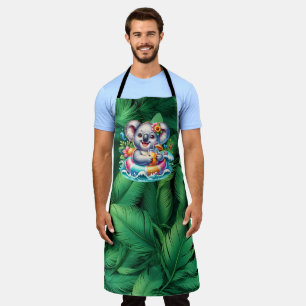 Summer Koala Sublimation Clipart Apron
