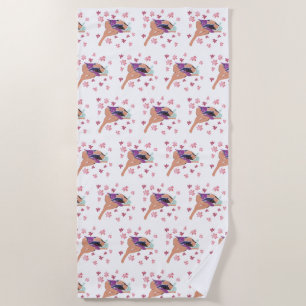Summer Lady Beach Towel