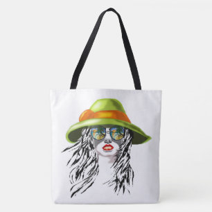 Summer Lady Tote Bag