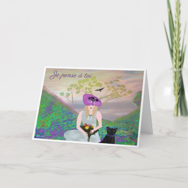 Summer LadyLeemarie's Drawing Card (Front)