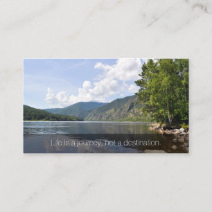 Summer Lake Inspirational Business Name Card