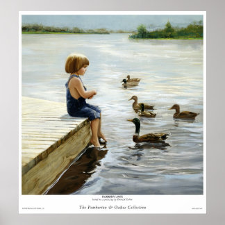 Summer Lake Poster