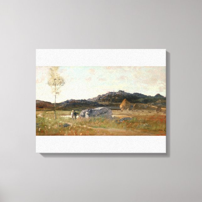 Summer Landscape Canvas Print (Front)