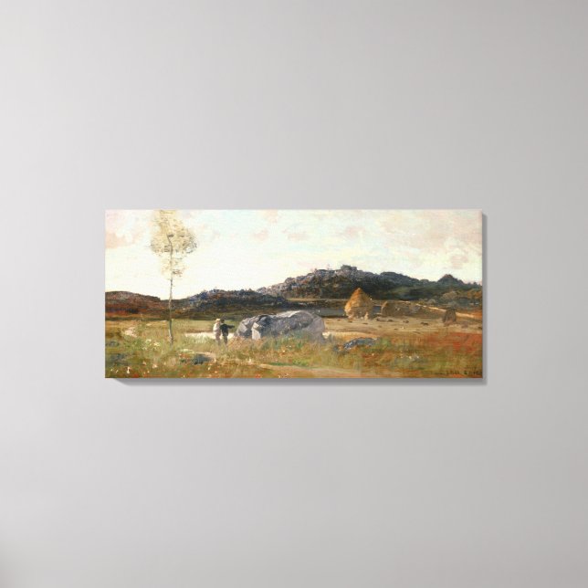 Summer Landscape Canvas Print (Front)