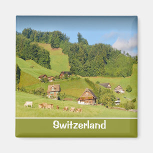 Summer Landscape in Switzerland Magnet