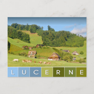 Summer Landscape in Switzerland Postcard