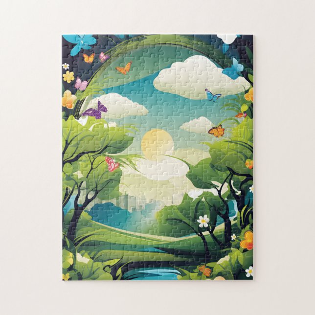 Summer Landscape Puzzles (Vertical)